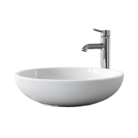 contemporáneo buque lavabo grifo conjunto cortar fuera png