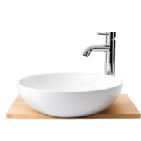 Minimalist Sink and Faucet Combo Modern Cut Out Image png