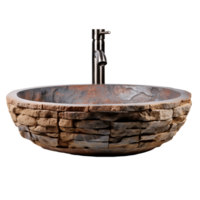 contemporáneo buque lavabo grifo incluido cortar fuera png