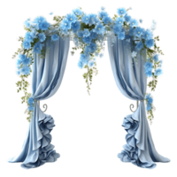 delicado Casamento floral arco silhuetas png