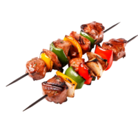 härlig bbq kebab pinne silhuetter png