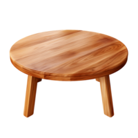 Weathered Beauty Round Wooden Coffee Table Silhouettes png