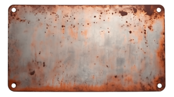 Distressed Metal Plate Texture Silhouettes png