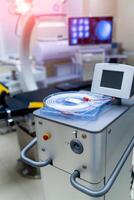 Diagnostic healthcare medicine devices. Modern hospital equipment for surgery operations. photo