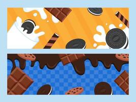 Oreo Day Banner Template vector