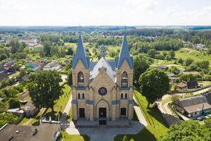 católico Iglesia de S t. dominic y S t. María el Virgen en rakov.belarús foto