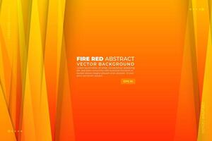 Fire Red Abstract Background vector