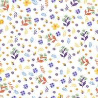 Beautiful seamless Floral pattern design vector