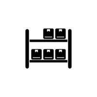 shelf concept line icon. Simple element illustration. shelf concept outline symbol design. vector