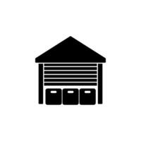 warehouse concept line icon. Simple element illustration. warehouse concept outline symbol design. vector