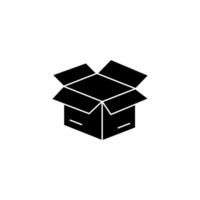 box concept line icon. Simple element illustration. box concept outline symbol design. vector