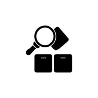 inventory concept line icon. Simple element illustration. inventory concept outline symbol design. vector