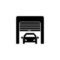 garage concept line icon. Simple element illustration. garage concept outline symbol design. vector