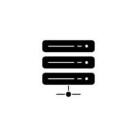 server concept line icon. Simple element illustration. server concept outline symbol design. vector