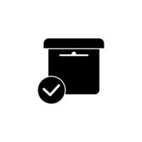 storage concept line icon. Simple element illustration. storage concept outline symbol design. vector