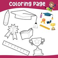 Coloring worksheet page. Educational printable coloring worksheet. Printable activity page for kids. Learning Game. file. vector