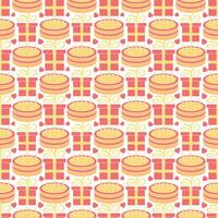 Happy birthday pattern. Seamless birthday background vector