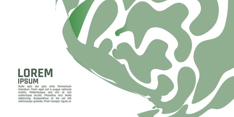 A green and white background with the word. The background is a swirl of green and white, giving it a dynamic and artistic feel