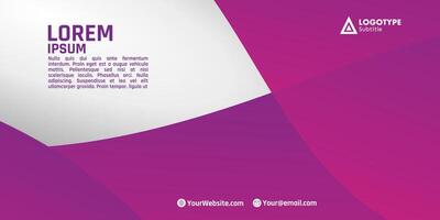 A white and pink abstract background with the word written in purple vector