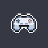 console stick game in pixel art style vector