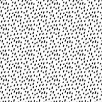 Abstract pattern of black dots. The dots are arranged in a chaotic rhythm in one direction. The pattern is used in textile prints, wallpapers or graphic design elements. Seamless noise on white vector