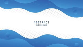 Abstract blue modern background. vector