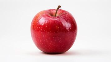 A ripe apple, isolated on white background photo