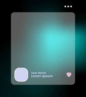 Social media frame isolated template. Colorful social media interface.
