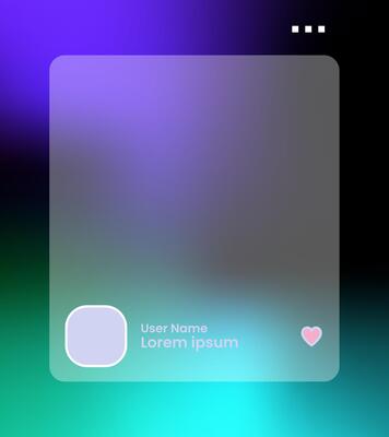Social media frame isolated template. Colorful social media interface.
