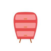 simple cabinet furniture design with random shape for your design. vector