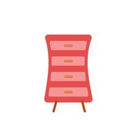 simple cabinet furniture design with random shape for your design. vector