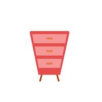 small cabinet with random shape for your living room design. vector