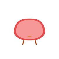 small cabinet with random shape for your living room design. vector