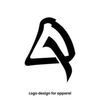 monograma letra q logo diseño. letra q logo para vestir marcas q logo diseño para vestir marca. letra q vestir logo diseño modelo. vector