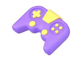 multimedia entretenimiento juego jugando palanca de mando remotamente controlador consola 3d icono vector