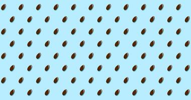 summer background Seamless pattern with watermelon seeds on a bright color background vector