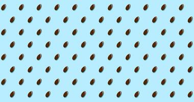 summer background Seamless pattern with watermelon seeds on a bright color background vector