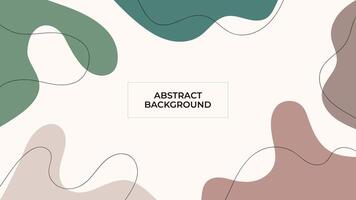 ABSTRACT BACKGROUND WITH HAND DRAWN SHAPES AND LINES PASTEL FLAT COLOR DESIGN TEMPLATE FOR WALLPAPER, COVER DESIGN, HOMEPAGE DESIGN, BROCHURE vector