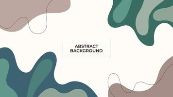 ABSTRACT BACKGROUND WITH HAND DRAWN SHAPES AND LINES PASTEL FLAT COLOR DESIGN TEMPLATE FOR WALLPAPER, COVER DESIGN, HOMEPAGE DESIGN, BROCHURE vector