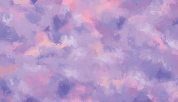 Pastel purple oil painted texture. Acrylic hand painted lavender background vector