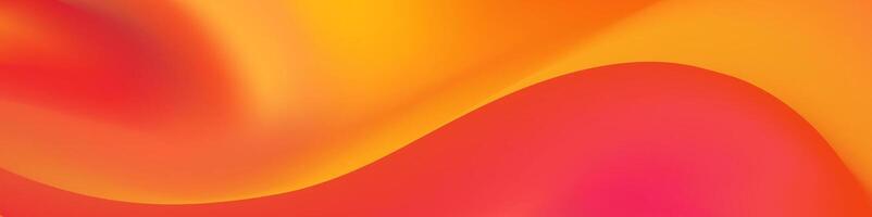 Captivating abstract mesh blur banner with a soothing yellow and orange wave pattern for eye catching visuals vector