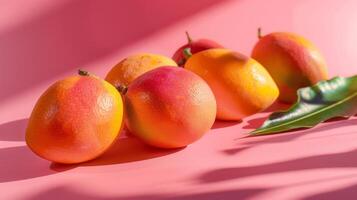 shot studio mango fruit. photo