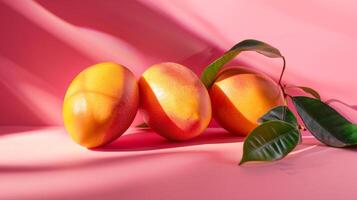 shot studio mango fruit. photo