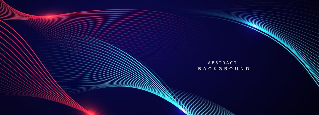 Abstract background with flowing lines