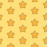 Y2K pattern. Retro seamless pattern with stars. illustration vector