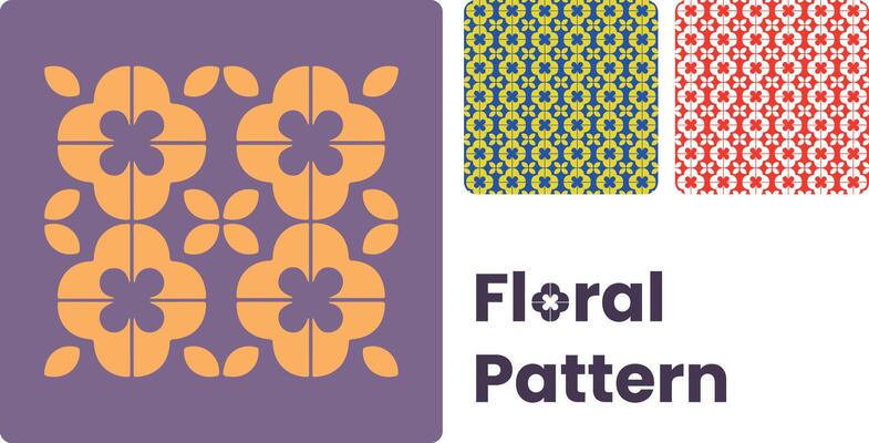 Floral pattern seamless pattern with small diamond shapes, flowery silhouettes. Luxury modern texture with halftone effect