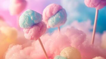 cotton candy skittles. photo