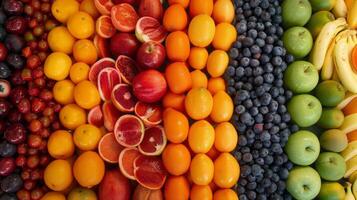 Organic Fruit Texture Display. photo