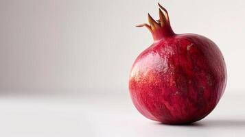 Modern High-Key Portrait of Pomegranate. photo