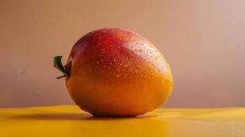 shot studio mango fruit. photo